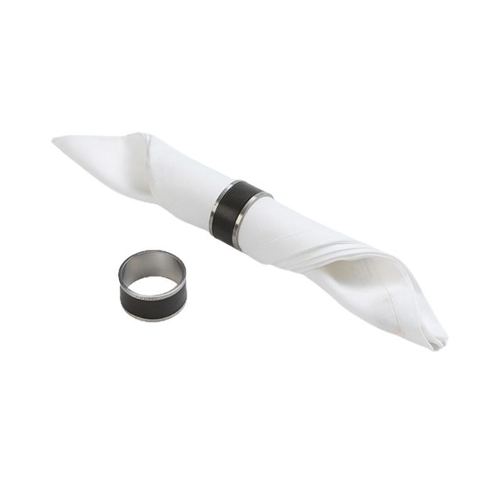 foglizzo_1921,_madeleine_leather_napkin_rings,_agave_green