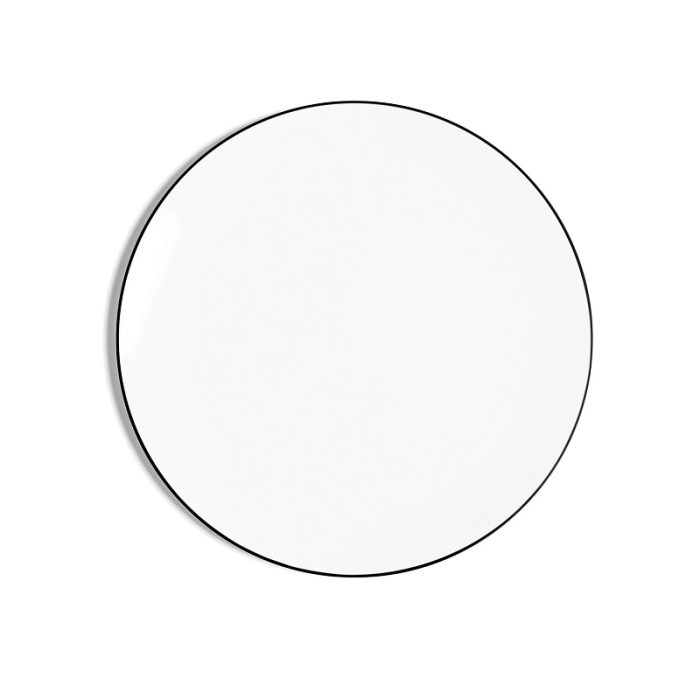 richard_brendon_line_coupe_charger_plate,_matte_black_pack_of_2